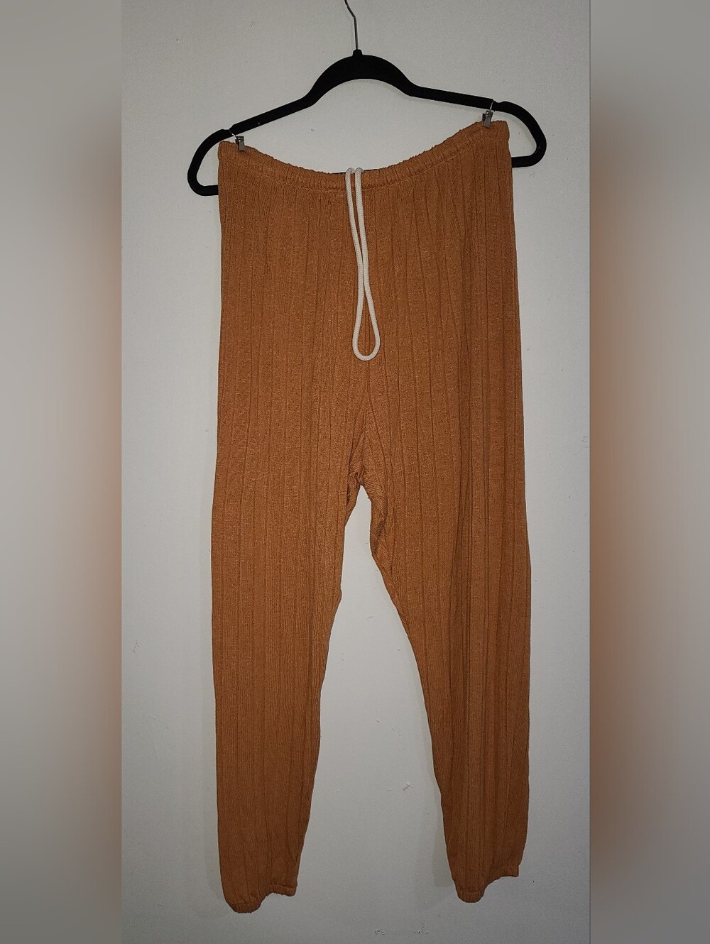 Offline By Aerie Ribbed Knit Joggers in Rust